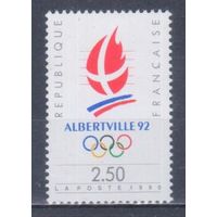 [954] Франция 1990. Спорт.Зимние Олимпийские игры. MNH