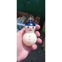 РЕДКАЯ ЁЛОЧНАЯ ИГРУШКА СССР СНЕГОВИК КАТАЛОГ СОСТОЯНИЕ ! НА  ФОТО . ОРИГИНАЛ  .  Распродажа Коллекции !!! . Экспресс  Аукцион  не с рубля без МПЦ и прочего 3 ДНЯ  .Много лотов в продаже .