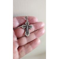 Крестик серебро.