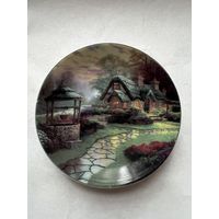 Тарелка декоративная 100мм     фарфор