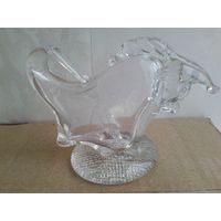 Статуэтка - "Бык" - Стекло - Размеры: Длина - 10 см. Высота - 7 см.