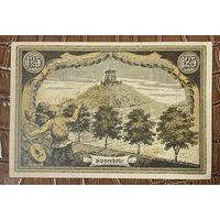 Нодгельд 125 пфеннигов 1922 год. Хоэнфридеберг. Веймарская республика