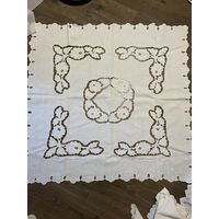 Старинные накидки на подушки ришелье, пара