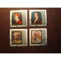 Лихтенштейн 1981 г.Картины с изображением известных посетителей Лихтенштейна./53а/