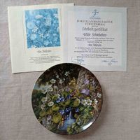 Коллекционная тарелка Furstenberg "На краю поля" cерия "Дикие красавицы"