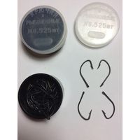 Крючки рыболовные номер 10, 8.5, 7, 5.5, 4.