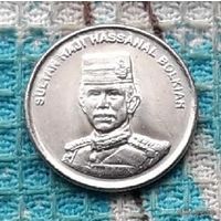 Бруней 5 сенов 2008 года, UNC. Султан Хассанал Болкиах.