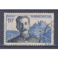 [280] Французские колонии. Мадагаскар 1954. Губернатор. Гашеная марка.