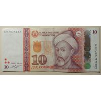 Распродажа! Таджикистан.10 сомони 2018 года.