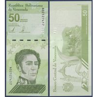 Венесуэла, 50 боливаров 2021 г., P-W118 (C, генерал Симон Боливар), UNC