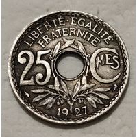 Франция 25 сантимов, 1927 (2-9-126)