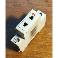 Розетка модульная на DIN-рейку РД-47 10/16А,ТДМ