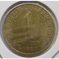 Австрия 1 шиллинг 1987 г