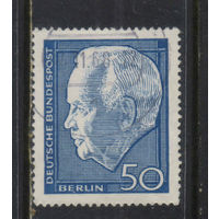 Западный Берлин 1967 Генрих Любке Стандарт #315