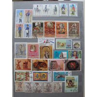 Продажа коллекции с 1 рубля! Культура и искусство на почтовых марках мира.