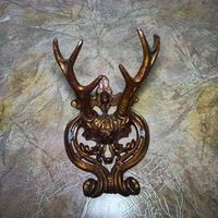 Вешалка (рога) на стену, металл литье СССР