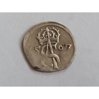 Двуденарий 1567 г., с 1 рубля, без мц