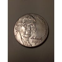 5 центов США 2020 D год