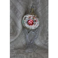 Красивый большой шар на елку стекло СССР