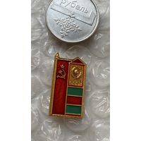 Значок Пограничный столб, 50 лет