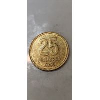 Аргентина 25 сентавос 2009
