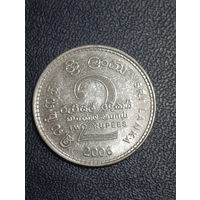 Шри-Ланка 2 рупии2006г.