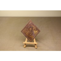 Киверная бляха армии НАПОЛЕОНА, линейный полк. ВОЙНА 1812 год. Распродажа коллекции вещей. С РУБЛЯ! АУКЦИОН!