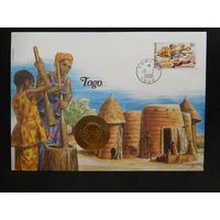 Того 5  франков 1987 гконверт первого дня КПД