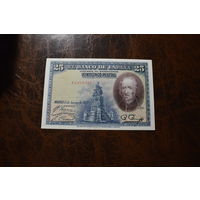 Испания 25 песет образца 1928 года UNC p74b