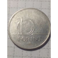 10 форинтов Венгрия 1997 год