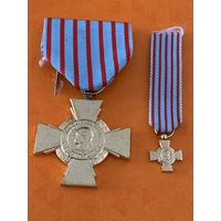 Медаль - Крест за участие в боевых действиях Франция