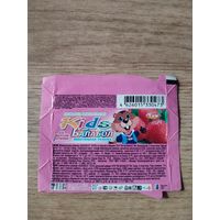 Обертка от жевательной резинки.