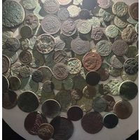 СБОРНЫЙ ЛОТ МЕДНЫХ МОНЕТ более 100ШТ ТОЧНО