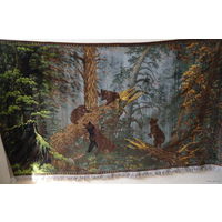 С 1 руб Ковёр УТРО В СОСНОВОМ ЛЕСУ 1950-ые Германия Оригинал ! (Знаменитые Медведи) + Подарки купившему лот за Красную цену Читайте