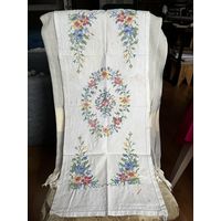 Дорожка с вышивкой, х/б