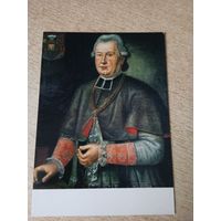 ПОРТРЕТ ПРЕПОДОБНОГО МИХАИЛА ЛЕЙПЦИГА ПРЕЗИДЕНТА КОРОННОГО СУДА-НЕГО В 1759г-картина маслом неизвестного живописца в хviii