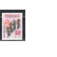 ОАЭ-1996(Мих.504) , **   ,  Спорт, Велоспорт , Велосипеды