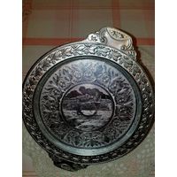 Чеканка СССР блюдо