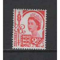 Остров Джерси /Jersey (Нормандские острова) 1964** Королева Елизавета II, Королевская булава, герб Джерси