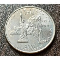 США , 2001    D    Квотер штата Нью-Йорк    ( 1-7-5 )