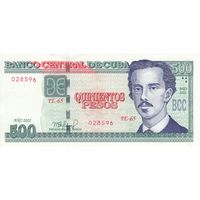 Куба 500 песо 2022 (UNC)