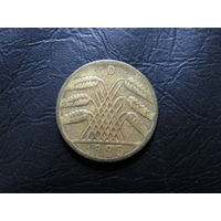 Германия. 10 пфеннигов. 1925D. С 20 копеек. Распродажа коллекции. Смотрите другие лоты.