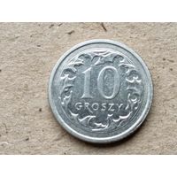 Польша 10 грошей, 2021г. (Н)