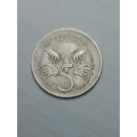 Австралия 5 центов 1966 года .