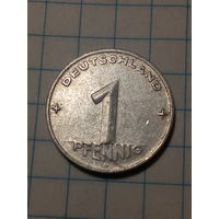 1 Пфенниги ГДР 1952 год