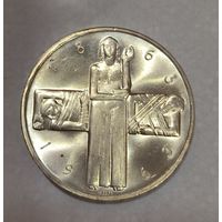 5 франков 1963 конституция Швейцария серебро идеальная!