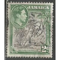 Ямайка. Король Георг VI. Бухта Колумба. 1938г. Mi#123.