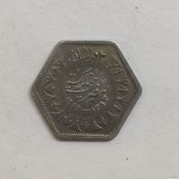 Египет 2 пиастра 1944 г.  Серебро 0.500