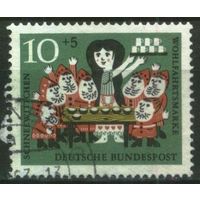 ГЕРМАНИЯ, ФРГ - 1962 [Mi. 386]  Гашеная (DE03)
