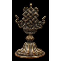 Статуэтка Узел Бесконечности Буддизм Бронза